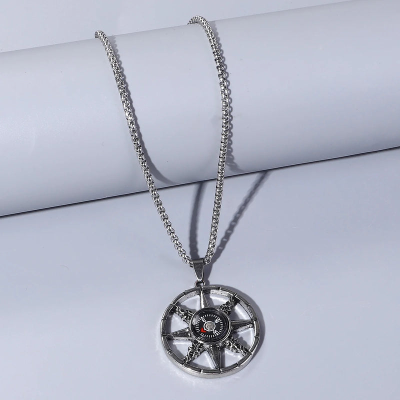 Stainless Steel Men's Chain Necklace Punk Jewelry Christmas Gift