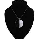 Enamel Round Necklace for Women