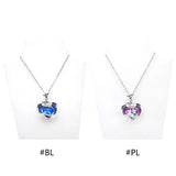 Purple Crystal Necklace for Women Dropship