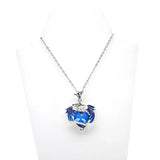 Purple Crystal Necklace for Women Dropship