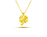 Women's 18K Matte Love Heart Pendant Necklace