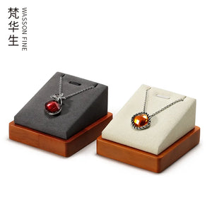 Wooden Necklace Pendant Jewelry Stand Earrings Display