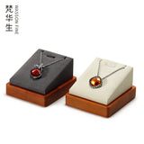 Wooden Necklace Pendant Jewelry Stand Earrings Display