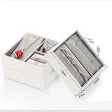 Necklace Ring Earrings Display Tray Organizer Holder Case