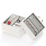 Necklace Ring Earrings Display Tray Organizer Holder Case