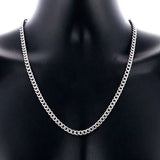 Stainless Steel Mesh Necklace ROCKER Biker Br 99 S0287
