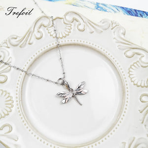 Dragonfly 925 Sterling Silver Necklace Pendant Charm