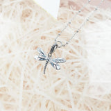 Dragonfly 925 Sterling Silver Necklace Pendant Charm