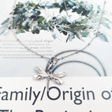 Dragonfly 925 Sterling Silver Necklace Pendant Charm