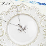 Dragonfly 925 Sterling Silver Necklace Pendant Charm