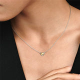 925 Sterling Silver Heart Pendant Necklace Jewelry Gift