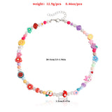 Fairy Style Multi-element Fruit Pearl Necklace Girl Bohemian