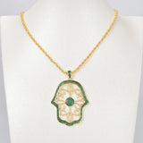 Zircon Gem Pendant Clasp DIY Chains Banquet Wedding Jewelry