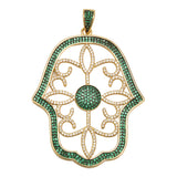 Zircon Gem Pendant Clasp DIY Chains Banquet Wedding Jewelry