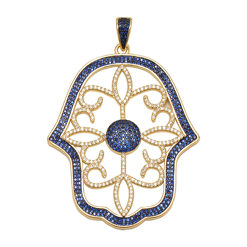 Zircon Gem Pendant Clasp DIY Chains Banquet Wedding Jewelry