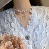 Pearl Necklace Choker for Women Wedding Jewelry