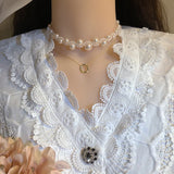 Pearl Necklace Choker for Women Wedding Jewelry