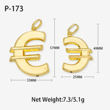 Euro Pattern Necklace Pendant African Costume Jewelry Accessory