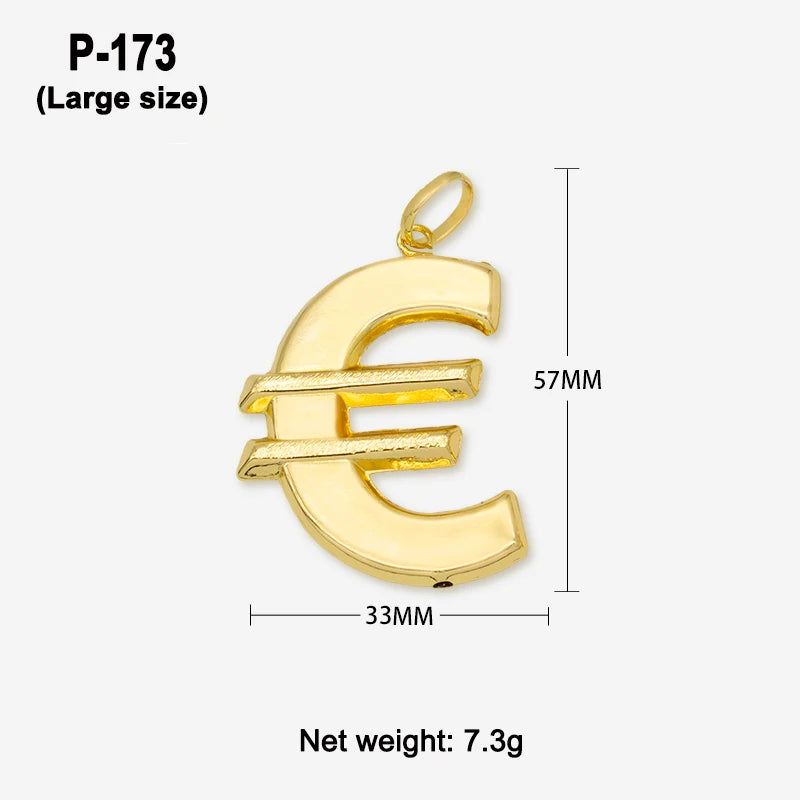 Euro Pattern Necklace Pendant African Costume Jewelry Accessory