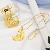 Euro Pattern Necklace Pendant African Costume Jewelry Accessory