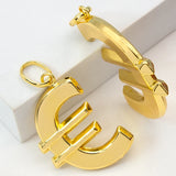 Euro Pattern Necklace Pendant African Costume Jewelry Accessory