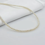 Delicate Natural Small Pearl Beaded Necklace