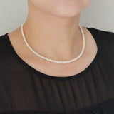 Delicate Natural Small Pearl Beaded Necklace