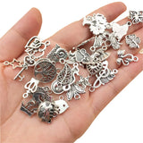 Nedar 100pcs Mix Alloy Metal Charms for DIY Necklace Bracelet Making