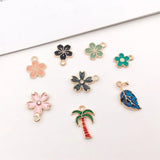 Nedar 60pcs Mix Enamel Fruit Animal Charms Jewelry Making Women Men Gift Pendant