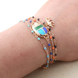 Beetle Lucky Bracelets Bangles Women Insect Charm Jewelry