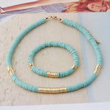 35cm Soft Pottery Bracelet Set for Women