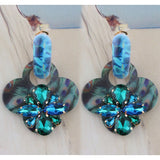 Resin Earrings Crystal Big Long Brinco Ear Oorbellen Gift