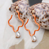 Y2K Candy Colorful Earring Paint Brinco Ear Oorbellen Multicolor Christmas Charm