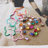 Y2K Candy Colorful Earring Paint Brinco Ear Oorbellen Multicolor Christmas Charm