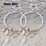 Long Crystal Earring Big Nationality Manual Dangle Bohemian Earrings