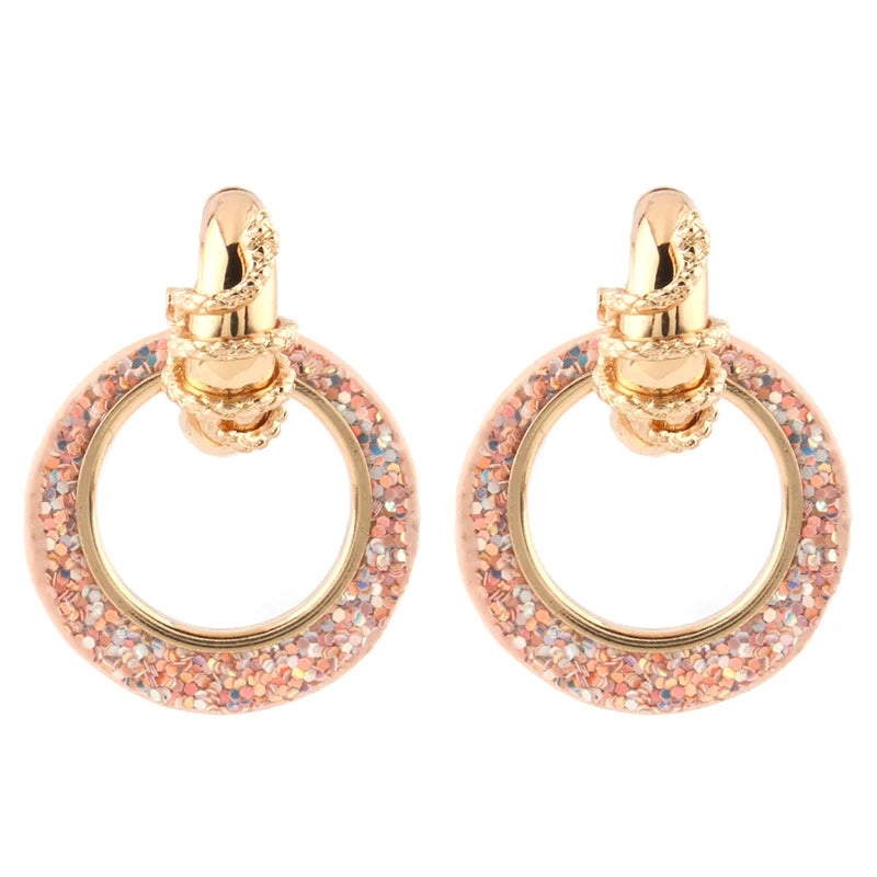 Snake Earrings Leather Big Drop Brinco Ear Christmas