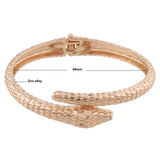 NeeFuWoFu Snake Alloy Bracelet Open Spring Buckle Gradient Manual