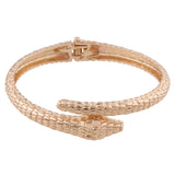 NeeFuWoFu Snake Alloy Bracelet Open Spring Buckle Gradient Manual