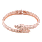 NeeFuWoFu Snake Alloy Bracelet Open Spring Buckle Gradient Manual