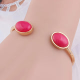 NeeFuWoFu Natural Stone Bracelets Bangle For Woman
