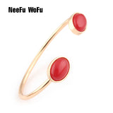 NeeFuWoFu Natural Stone Bracelets Bangle For Woman