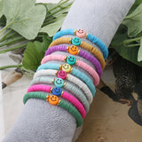 DIY Name Letter Bracelet Ring Stainless Steel Beaded Boho