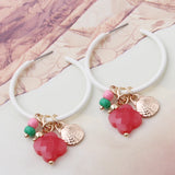 NeeFuWoFu Y2K Boho Colorful Bead Earrings Dangle Jewelry