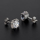 1ct Moissanite Earrings Diamond 925 Silver Studs Wedding Jewelry