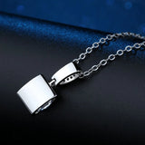 2ct D Moissanite Necklace 925 Sterling Silver Chain with Certificate