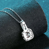 925 Silver Necklace Pendant 1.0/2.0ct Moissanite Pass Diamond Test Women Jewelry