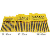 Needle File Set Diamond File With Plastic Handle