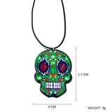 Calavera Sugary-Sweet Skull Necklace