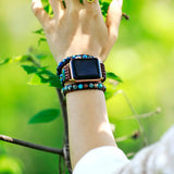 Neo-Gothic Couples Apple Watch Band Stone Vegan Rope Bracelet