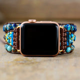 Neo-Gothic Couples Apple Watch Band Stone Vegan Rope Bracelet